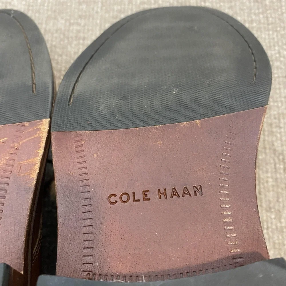 Cole Haan Boots Mens Size 8M Brown Leather Chukka Ankle Lace Up Casual C23478